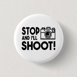 Fotografie Lover Weddenschap Fotografie Radeau Ronde Button 3,2 Cm
