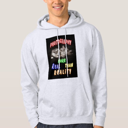 Fotografie meer realiteit dan werkelijkheid hoodie (Voorkant)