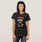 Fotografie meer realiteit dan werkelijkheid t-shirt (Voorkant volledig)