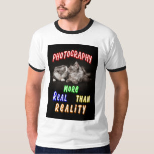 Fotografie meer realiteit dan werkelijkheid t-shirt