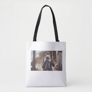 Fotografie meisje tote tas 📸