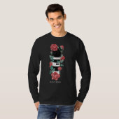 Fotografie met camera-lenzen t-shirt (Voorkant volledig)