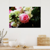 fotografie met één roze roze roze rografie poster (Keuken)
