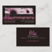 Fotografie met fotosjabloon Visitekaartje (Voorkant / Achterkant)