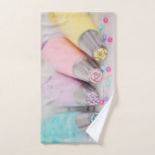 Fotografie met gekleurde afsluiter bad handdoek (Handdoek)