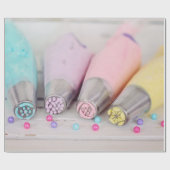 Fotografie met gekleurde afsluiter cadeaupapier (Vlak)