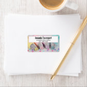 Fotografie met gekleurde afsluiter etiket (Insitu)