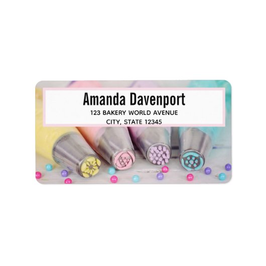 Fotografie met gekleurde afsluiter etiket (Voorkant)