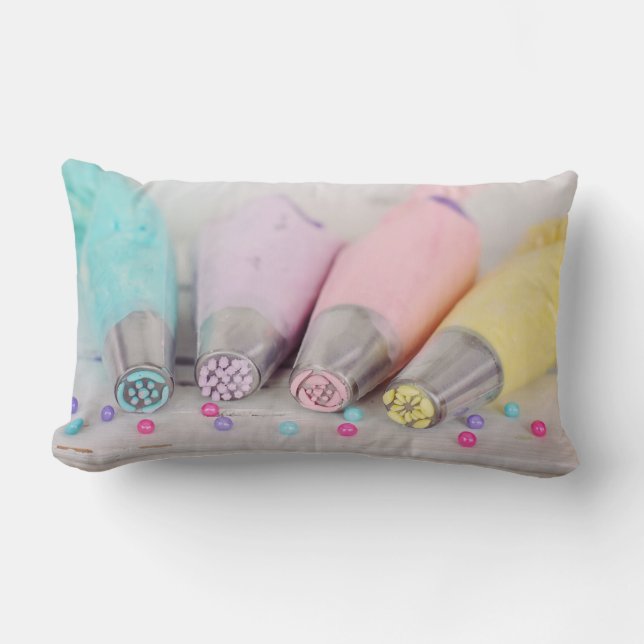 Fotografie met gekleurde afsluiter kussen (Voorkant)