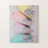 Fotografie met gekleurde afsluiter legpuzzel (Verticaal)