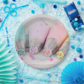 Fotografie met gekleurde afsluiter papieren bordje (Feest)