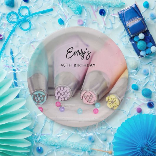 Fotografie met gekleurde afsluiter papieren bordje (Feest)