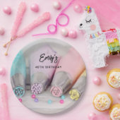 Fotografie met gekleurde afsluiter papieren bordje (Feest)