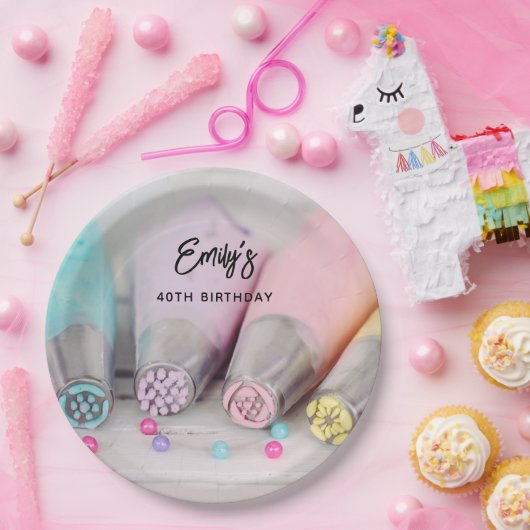 Fotografie met gekleurde afsluiter papieren bordje (Feest)