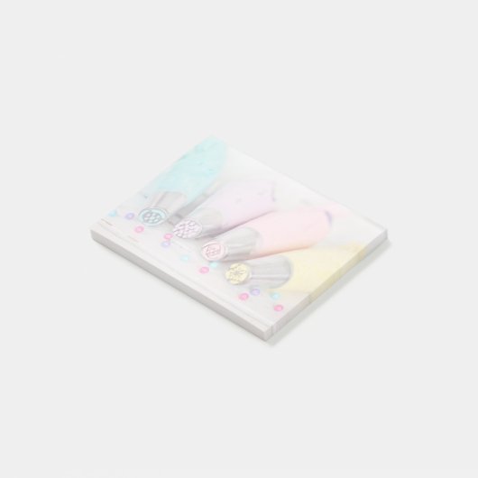 Fotografie met gekleurde afsluiter post-it® notes (Schuin)