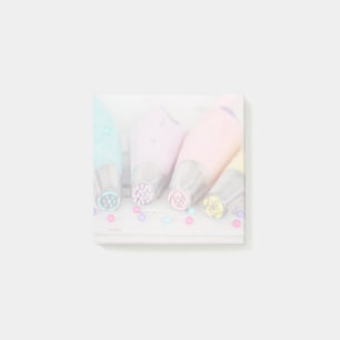 Fotografie met gekleurde afsluiter post-it® notes