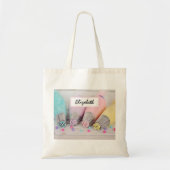 Fotografie met gekleurde afsluiter tote bag (Voorkant)