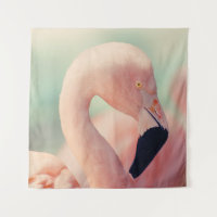 Fotografie met geringe focus van roze flamingo