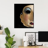 Fotografie met halfmasker poster (Thuiskantoor)