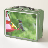Fotografie met ruby-Throated Hummingbird (Voorkant)