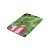 Fotografie met ruby-Throated Hummingbird Badmat (Gekanteld)
