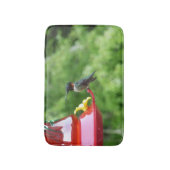 Fotografie met ruby-Throated Hummingbird Badmat (Voorkant Verticaal)