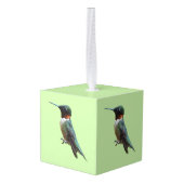 Fotografie met ruby-Throated Hummingbird Decoratie (Achter hoekig)