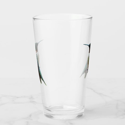 Fotografie met ruby-Throated Hummingbird Glas (Rechts)