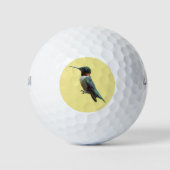 Fotografie met ruby-Throated Hummingbird Golfballen (Voorkant)