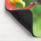 Fotografie met ruby-Throated Hummingbird Muismat (Hoek)