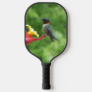 Fotografie met ruby-Throated Hummingbird Pickleball Paddle