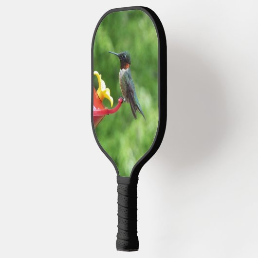 Fotografie met ruby-Throated Hummingbird Pickleball Paddle (Links)