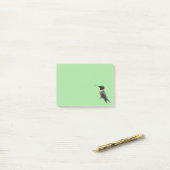 Fotografie met ruby-Throated Hummingbird Post-it® Notes (Op bureau)