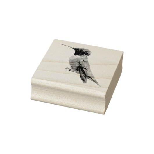 Fotografie met ruby-Throated Hummingbird Rubberstempel (Stempel)