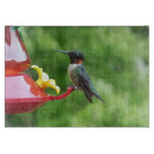 Fotografie met ruby-Throated Hummingbird Snijplank (Voorkant)