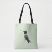 Fotografie met ruby-Throated Hummingbird Tote Bag (Voorkant)