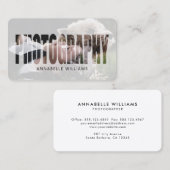 Fotografie Modern Foto Visitekaartje (Voorkant / Achterkant)