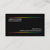 Fotografie Modern Shutter Visitekaartje (Achterkant)