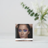 Fotografie Moderne foto QR Code Fotograaf Vierkante Visitekaartje (Staand voorkant)