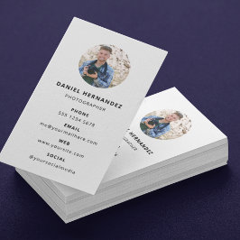Fotografie Moderne Minimal Simple Photo Business C Visitekaartje
