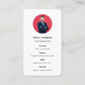 Fotografie Moderne Minimale Eenvoudige Foto Visitekaartje (Voorkant)