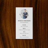 Fotografie Moderne Minimale Eenvoudige Foto Visitekaartje