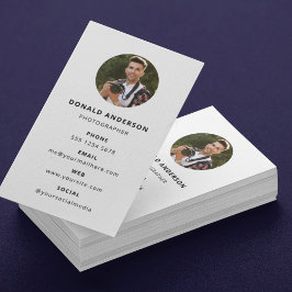 Fotografie Moderne Minimale Eenvoudige Foto Visitekaartje