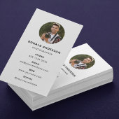 Fotografie Moderne Minimale Eenvoudige Foto Visitekaartje