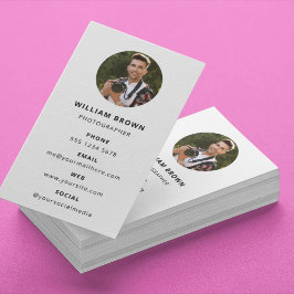 Fotografie Moderne Minimale Eenvoudige Foto Visitekaartje