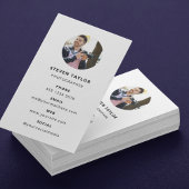 Fotografie Moderne Minimale Eenvoudige Foto Visitekaartje