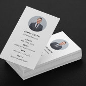 Fotografie Moderne Minimale Eenvoudige Foto Visitekaartje