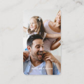 Fotografie Moderne Minimale Eenvoudige Foto Visitekaartje (Achterkant)