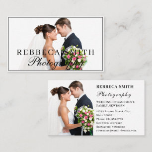 Fotografie Moderne minimale eenvoudige foto wit Visitekaartje