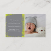 Fotografie-moderne professional visitekaartje (Achterkant)